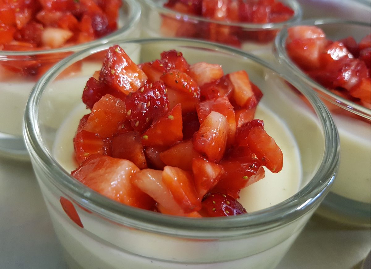 The Creamiest Greek Yogurt Panna Cotta