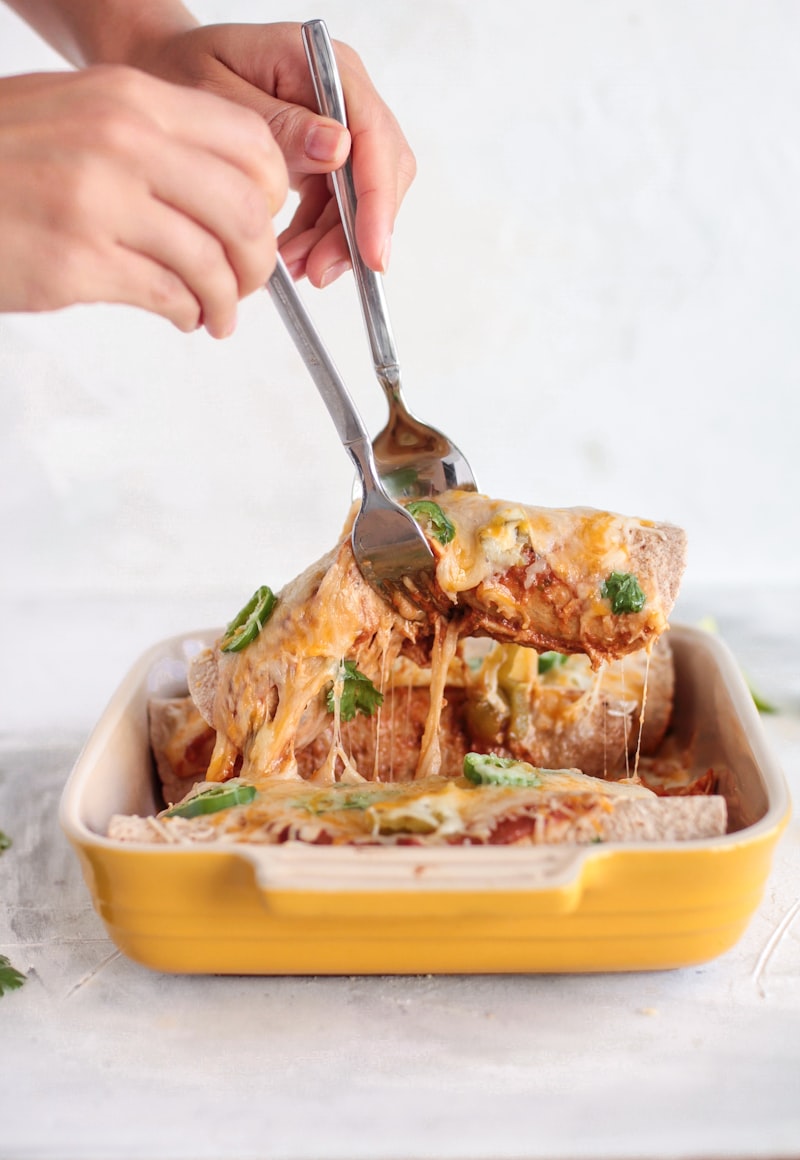 Creamed Enchiladas